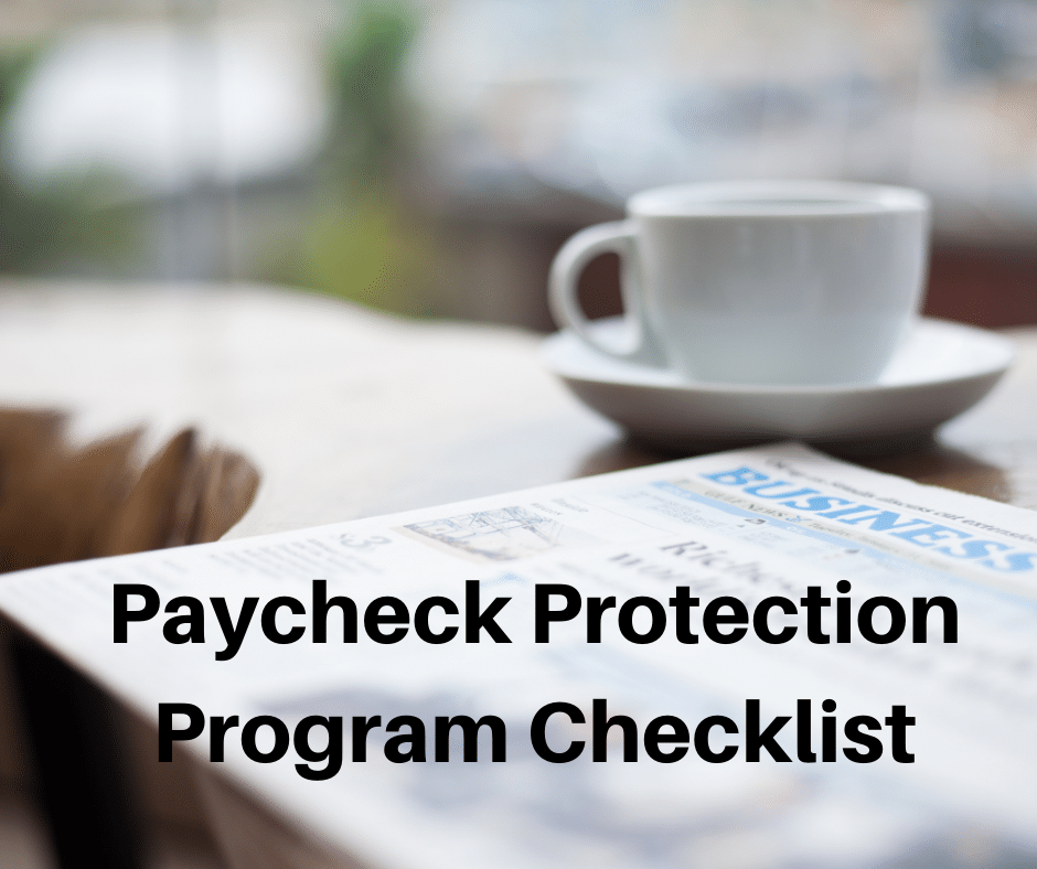 paycheck protection plan checklist ppp