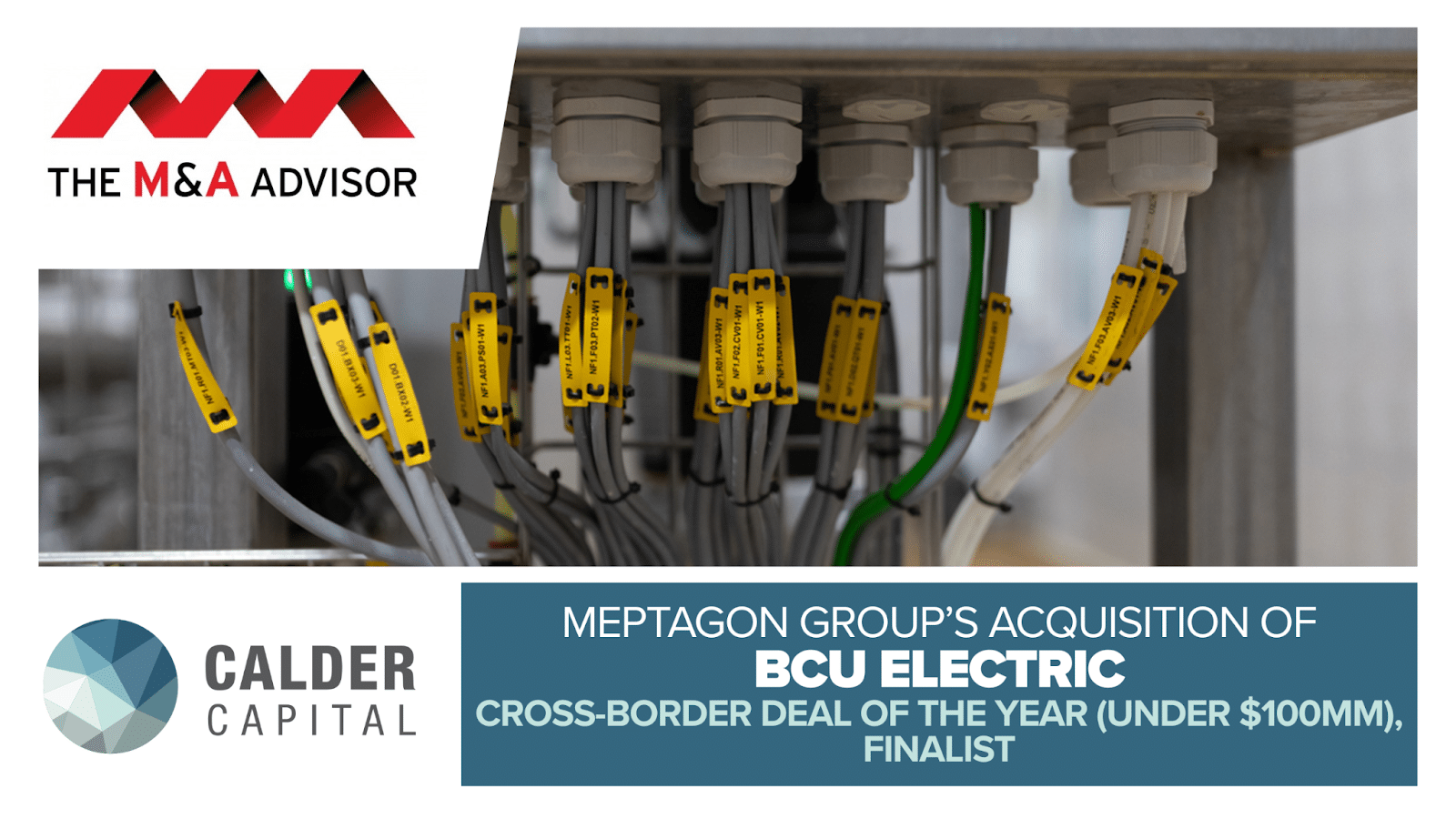 Calder Capital Named Finalist for Cross-Border Deal of the Year at the 24th Annual M&A Advisor Awards