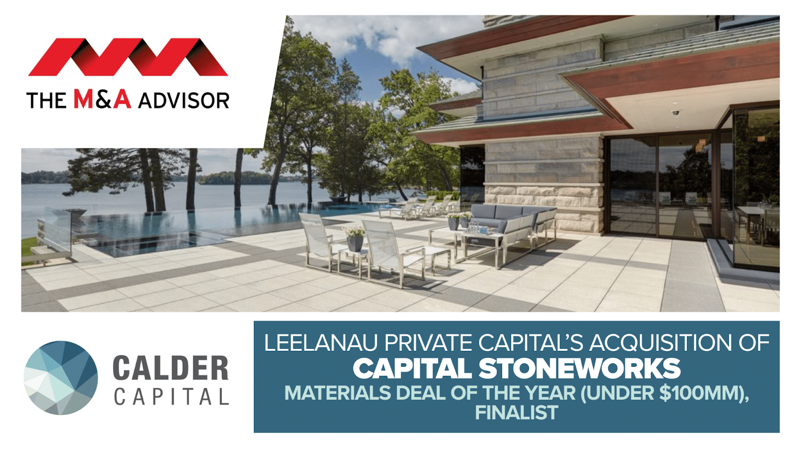 Calder Capital Named Finalist for Materials Deal of the Year – Under $100MM at the 24th Annual M&A Advisor Awards