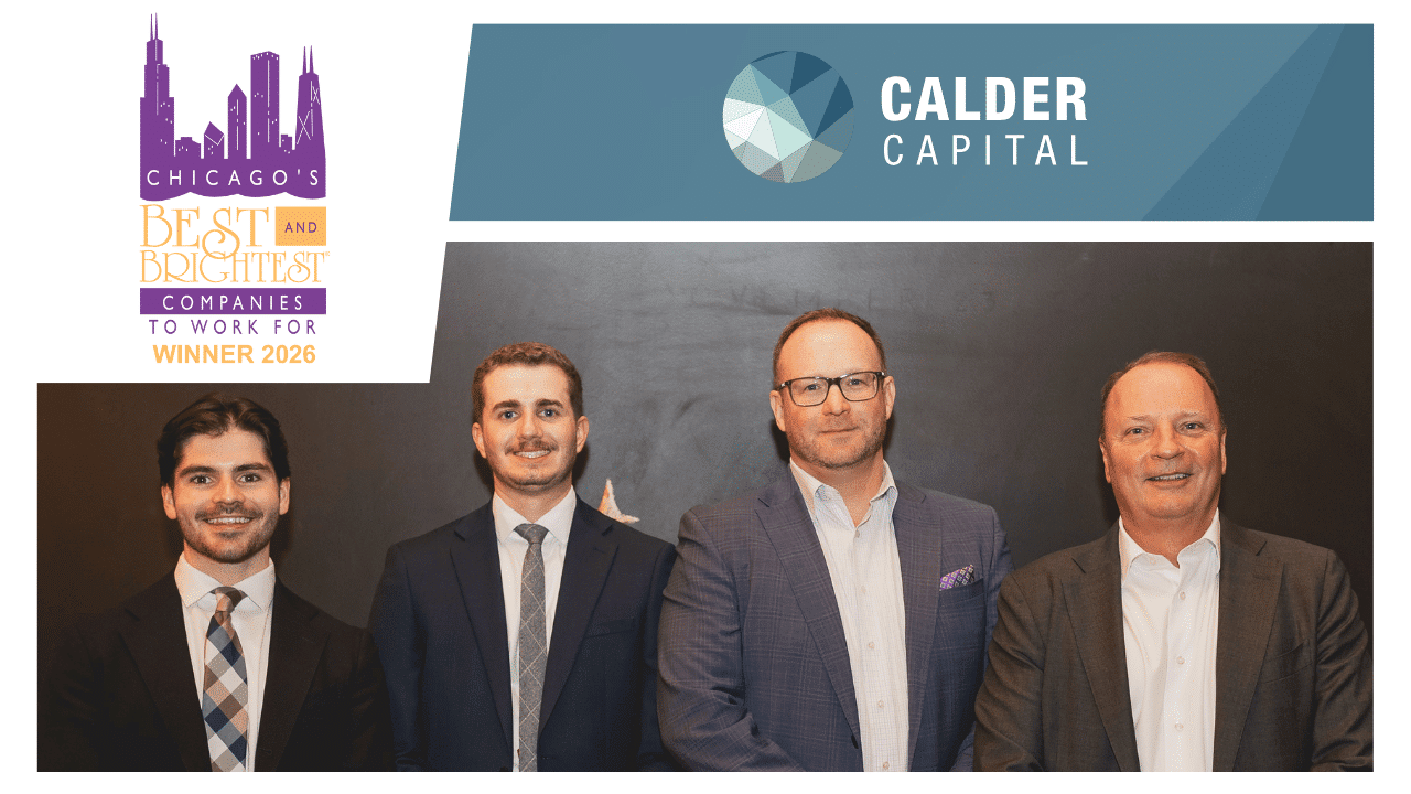 Calder Capital Recognized for a Second Year as a Best and Brightest Company to Work For in Chicago