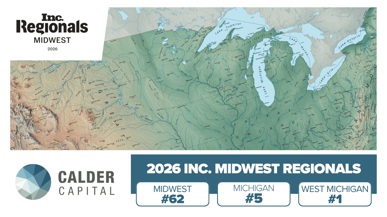 Calder Capital Listed on 2026 Inc. Regionals: Midwest List of Fastest-Growing Private Companies