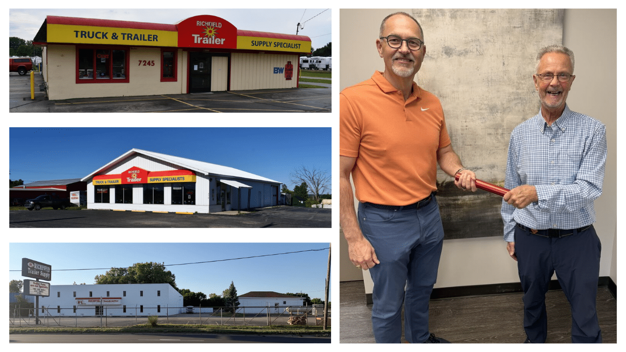 Richfield Trailer Supply of Flint, MI, acquired by Morrill Enterprises of Grand Rapids, MI